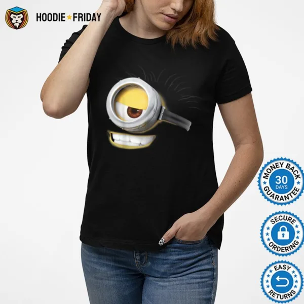 Despicable Me Minions Carl Smirk Face Graphic Shirts