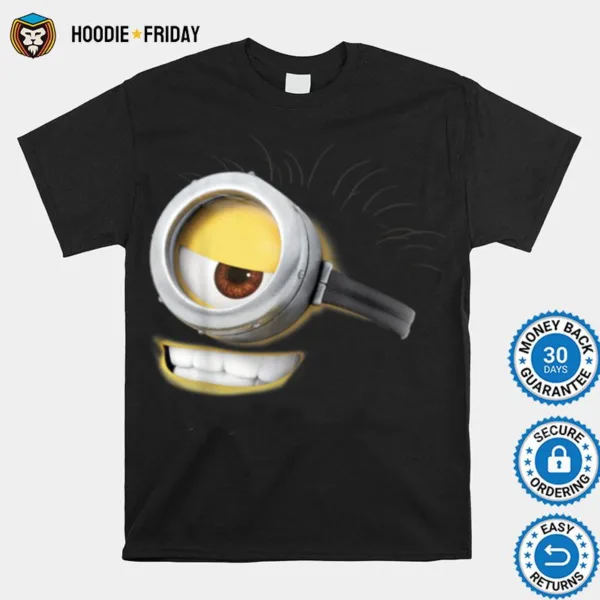 Despicable Me Minions Carl Smirk Face Graphic Shirts