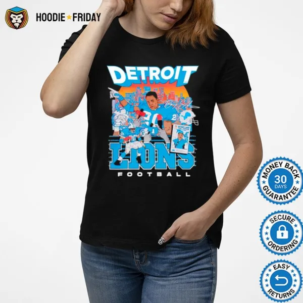 Detroit Lions Sanders Smplfd Football Shirts