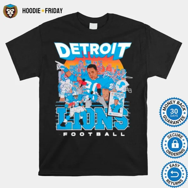 Detroit Lions Sanders Smplfd Football Shirts