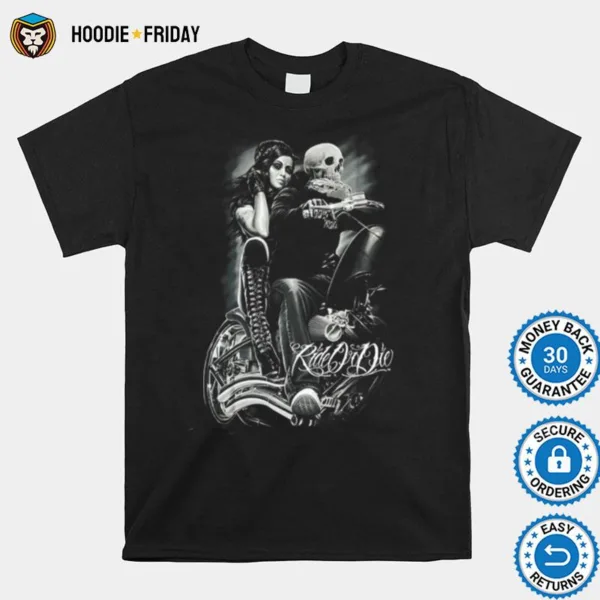 Dga Ride Or Die Old Lady Graphic Shirts