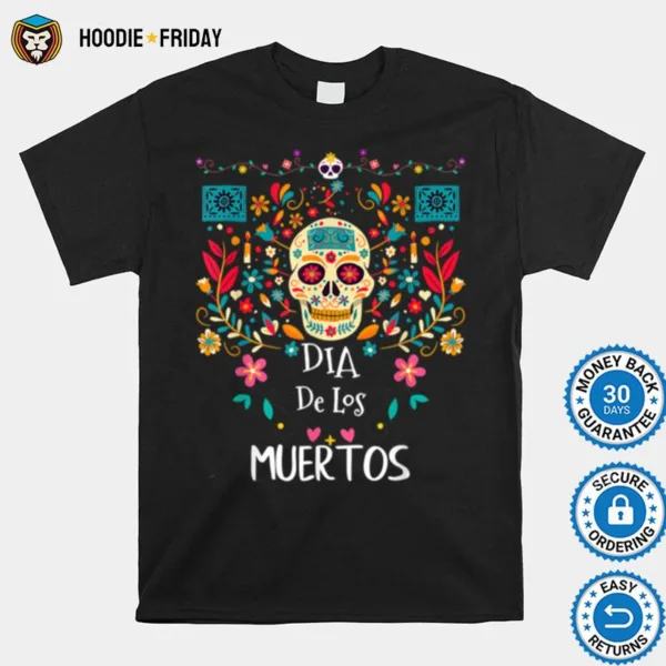 Dia De Los Muertos Funny Day Of The Dead Hanging Skulls Shirts