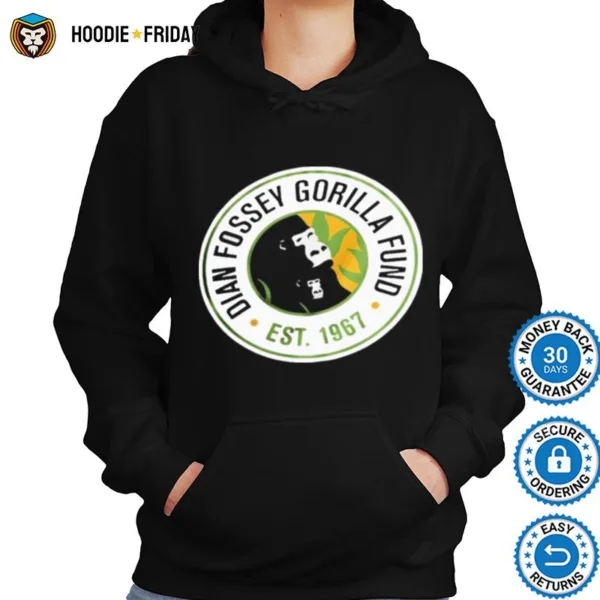 Dian Fossey Gorilla Fund Apes Together Strong Est 1967 Shirts