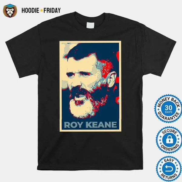 Digital Art Of Roy Keane Manchester United Shirts