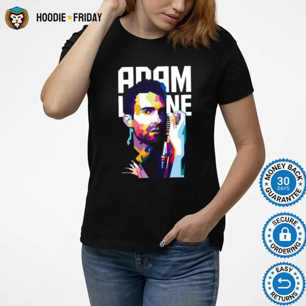 Digital Portrait Adam Levine Maroon 5 Shirts