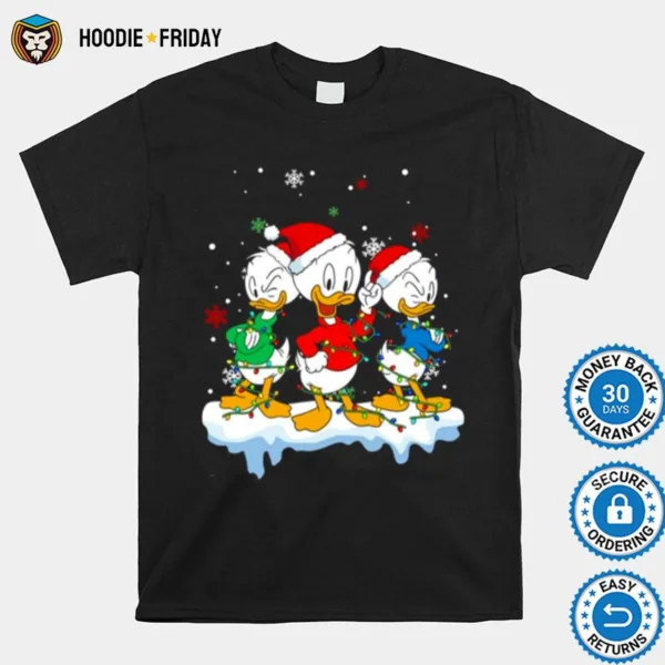 Disney Ducktales Huey Dewey And Louie Christmas Lights Shirts