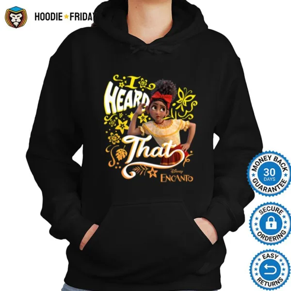 Disney Encanto Dolores I Heard That Portrait Shirts