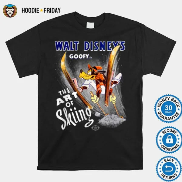 Disney Goofy In The Art Of Skiing Classic Shirts