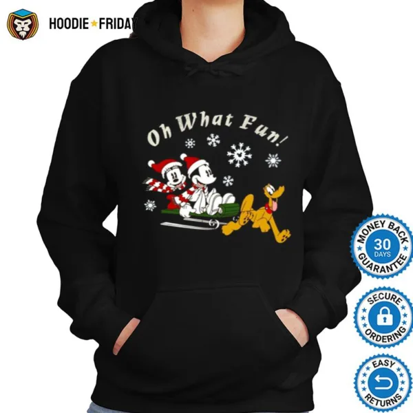 Disney Mickey And Friends Christmas Oh What Fun Shirts