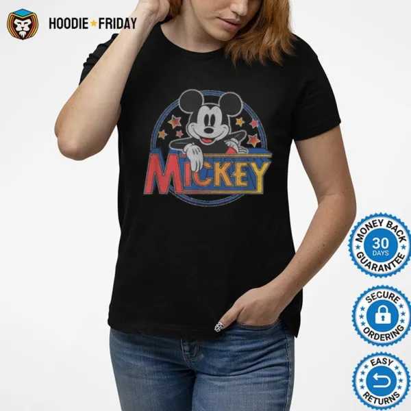 Disney Mickey Classic Mickey Vintage Stars Shirts