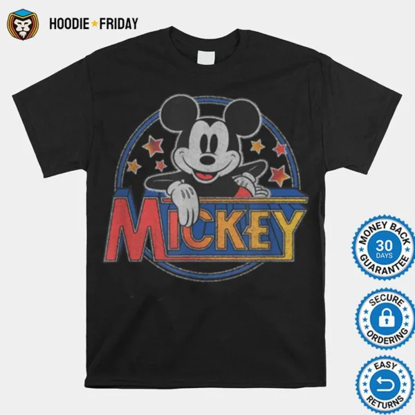 Disney Mickey Classic Mickey Vintage Stars Shirts