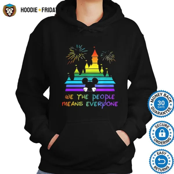 Disney Mickey Mouse We The People Means Everyone Lgbt Shirts