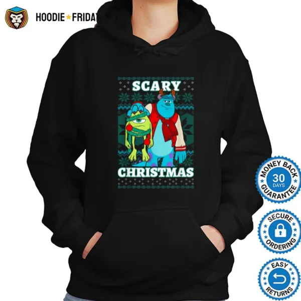 Disney Pixar Monsters Inc. Christmas Scary Ugly Christmas Shirts