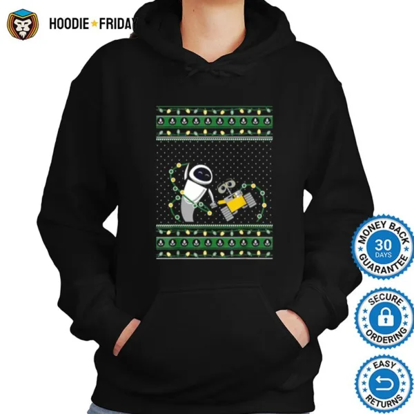 Disney Pixar Wall E Eve Ugly Christmas Shirts