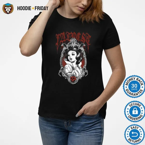 Disney Princesses Snow White The Fairest Mirror Poster Shirts