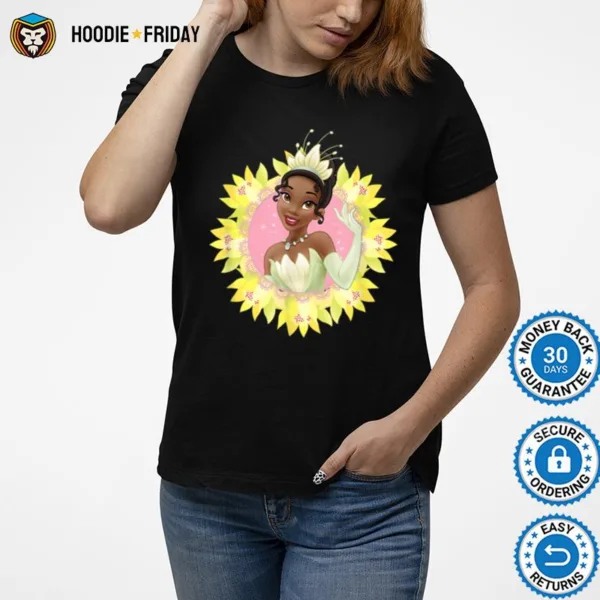 Disney The Princess And The Frog Tiana Sunflower Circle Shirts