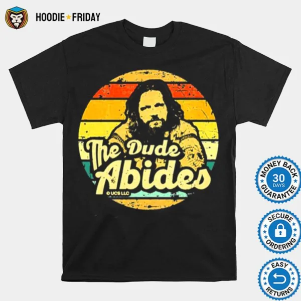 Distressed Design The Big Lebowski The Dude Abides Shirts