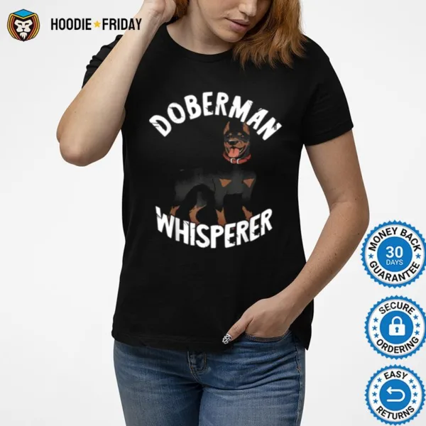 Dobermann Flusterer Dobie Hund Pinscher Hundezuchter Shirts