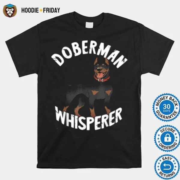 Dobermann Flusterer Dobie Hund Pinscher Hundezuchter Shirts