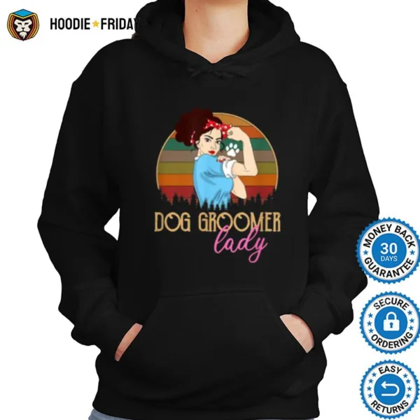 Dog Groomer Lady Vintage Shirts