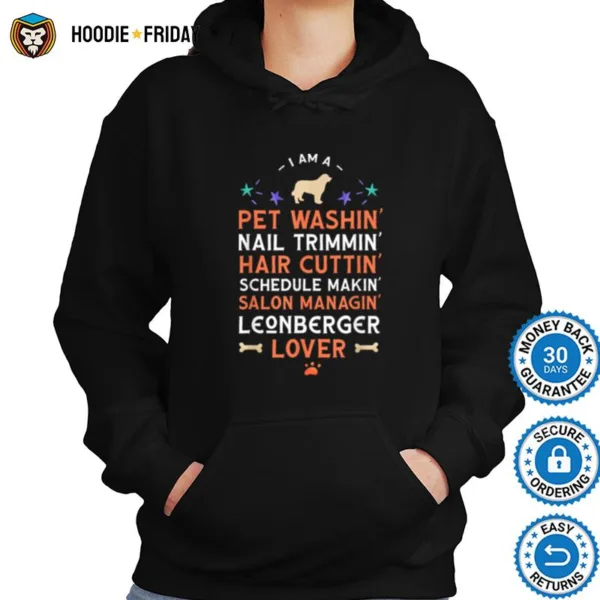 Dog Groomer Leonberger Lover Funny Dog Grooming Humor Shirts