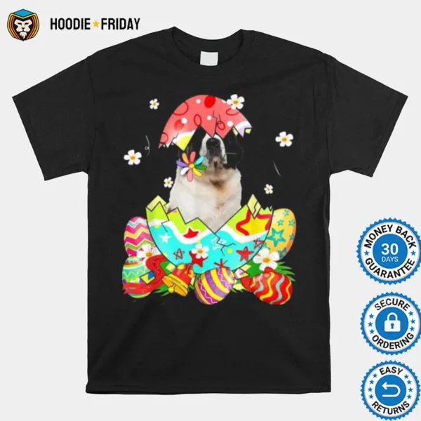 Dog Happy Easter Bernard Egg Shirts