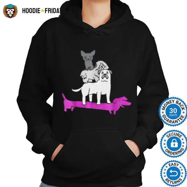 Dog Pile Asexual Pride Shirts