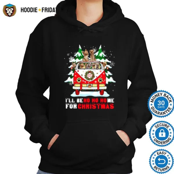 Dogs Driver Car Ill Be Ho Ho Home For Christmas Shirts