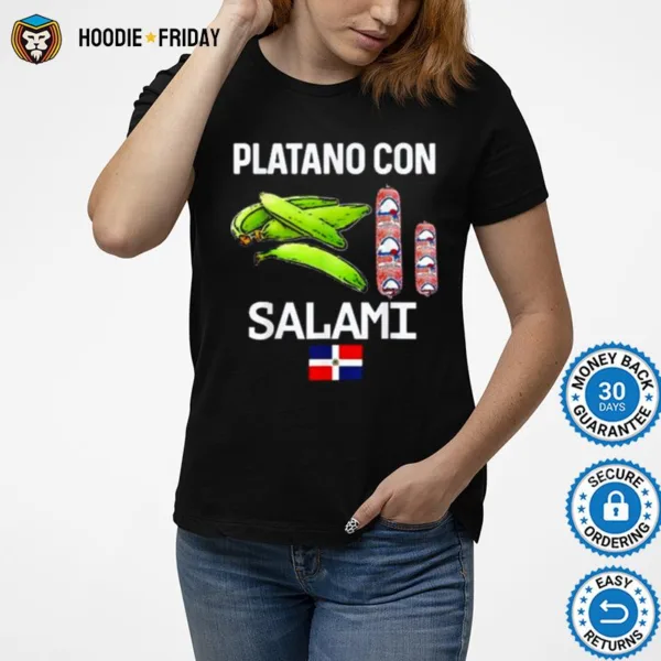 Dominicana Flag Rd Dominican Republic Food Mangu Plantain Shirts