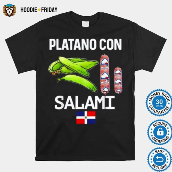 Dominicana Flag Rd Dominican Republic Food Mangu Plantain Shirts