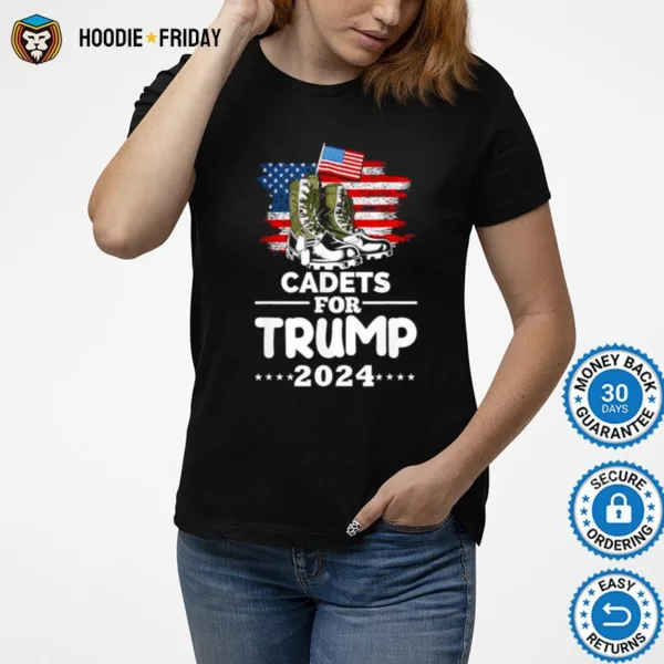 Donald Trump 2024 For Cadets Patriotic Election Shirts