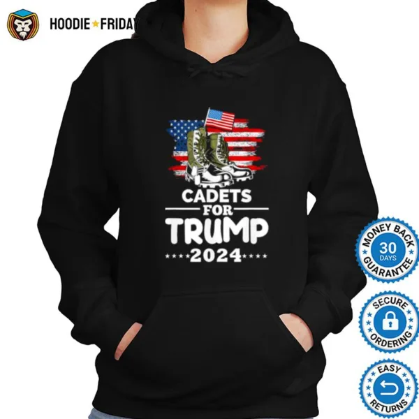 Donald Trump 2024 For Cadets Patriotic Election Shirts