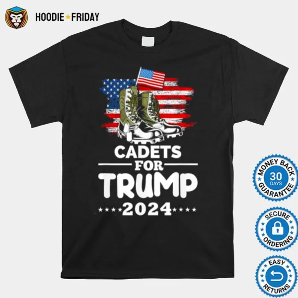 Donald Trump 2024 For Cadets Patriotic Election Shirts