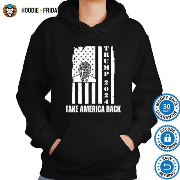 Donald Trump 2024 Take America Back Election Patriotic Shirts