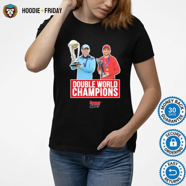 Double World Champions Barmy Army Shirts