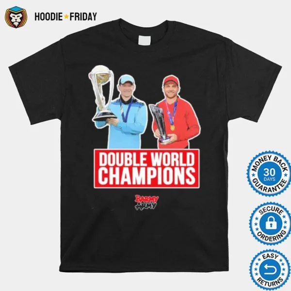 Double World Champions Barmy Army Shirts