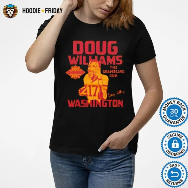 Doug Williams Washington Super Xxii Bowl Signature Shirts