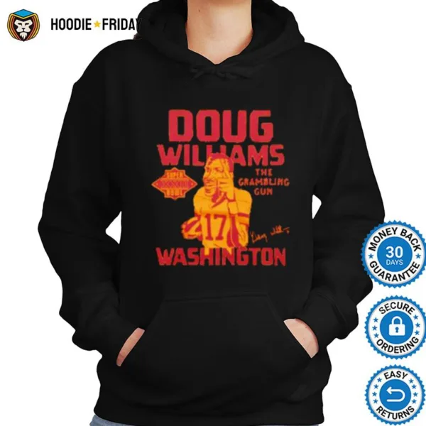 Doug Williams Washington Super Xxii Bowl Signature Shirts