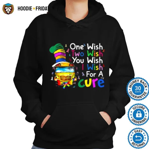 Dr Seuss One Wish Two Wish You Wish I Wish For A Cure Shirts