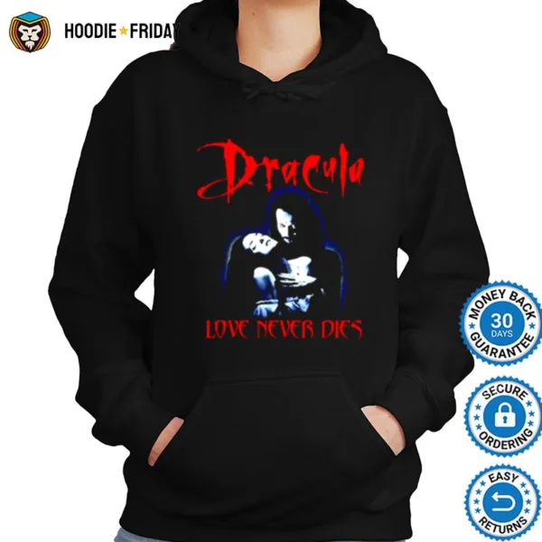 Dracula Bram Stoker Love Never Dies Halloween Shirts