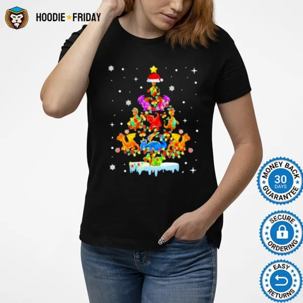 Dragon Christmas Tree Shirts