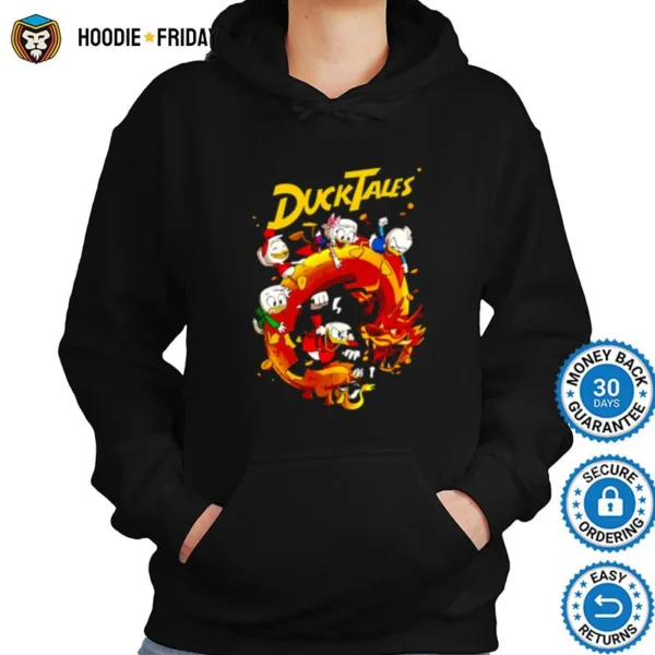 Dragon Fire Hurican Sima Well Disney Donald Ducktales Shirts