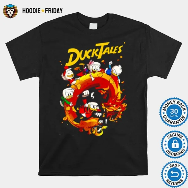 Dragon Fire Hurican Sima Well Disney Donald Ducktales Shirts