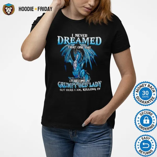 Dragon Old Lady Shirts