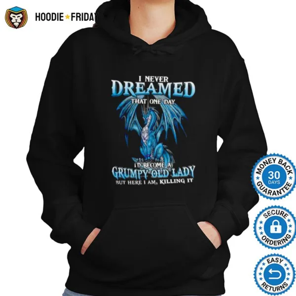 Dragon Old Lady Shirts