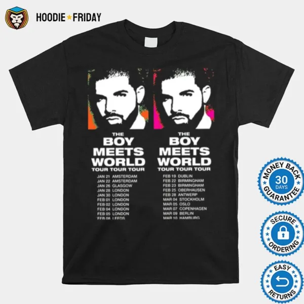 Drake Boy Meets World Retro Tour Shirts