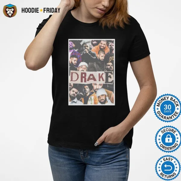 Drake Collage Retro Illustration Shirts