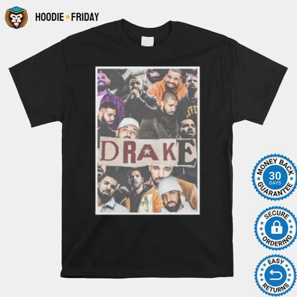 Drake Collage Retro Illustration Shirts