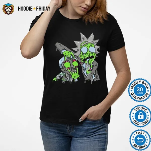 Dripping Rick And Morty Green Bean 5S Shirts