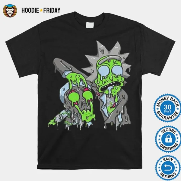 Dripping Rick And Morty Green Bean 5S Shirts